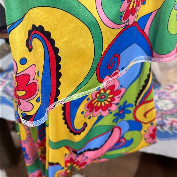 Underwraps Vibrant Floral Paisley Wide-Leg Women's Pants - Picture 5 of 5